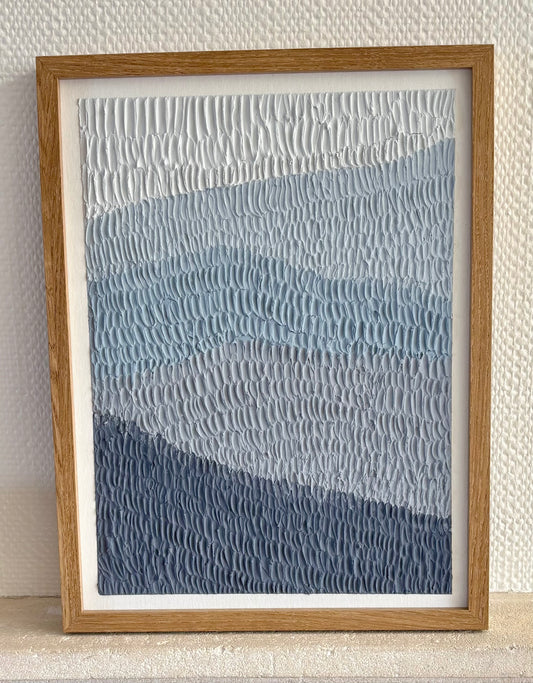Sérénité Gris-Bleu - 30cmx40cm