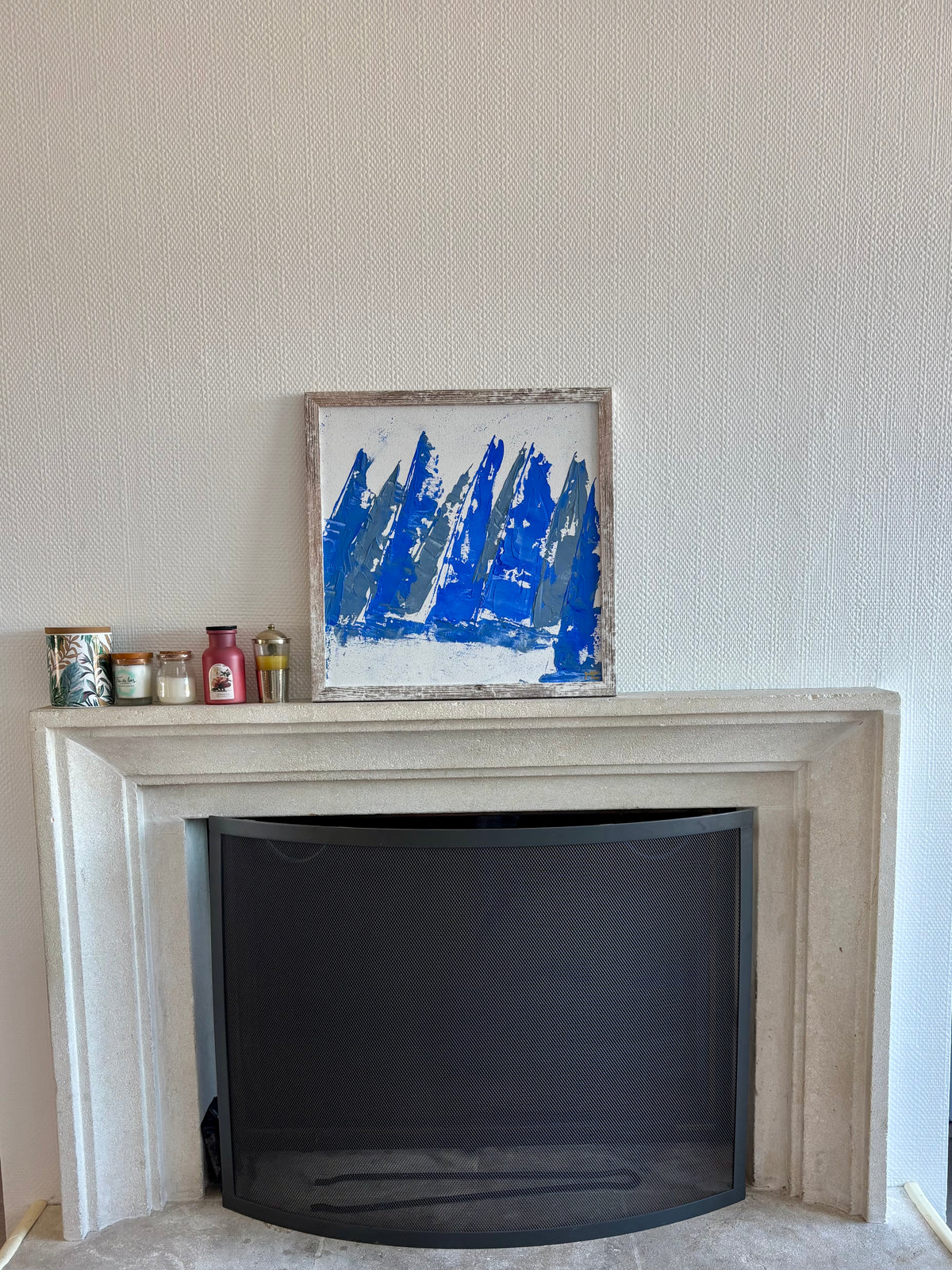 Course au large - 40cmx40cm
