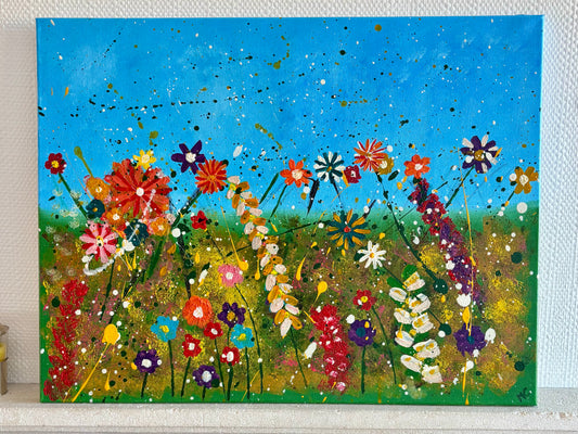 L'été fleuri - 65cmx50cm