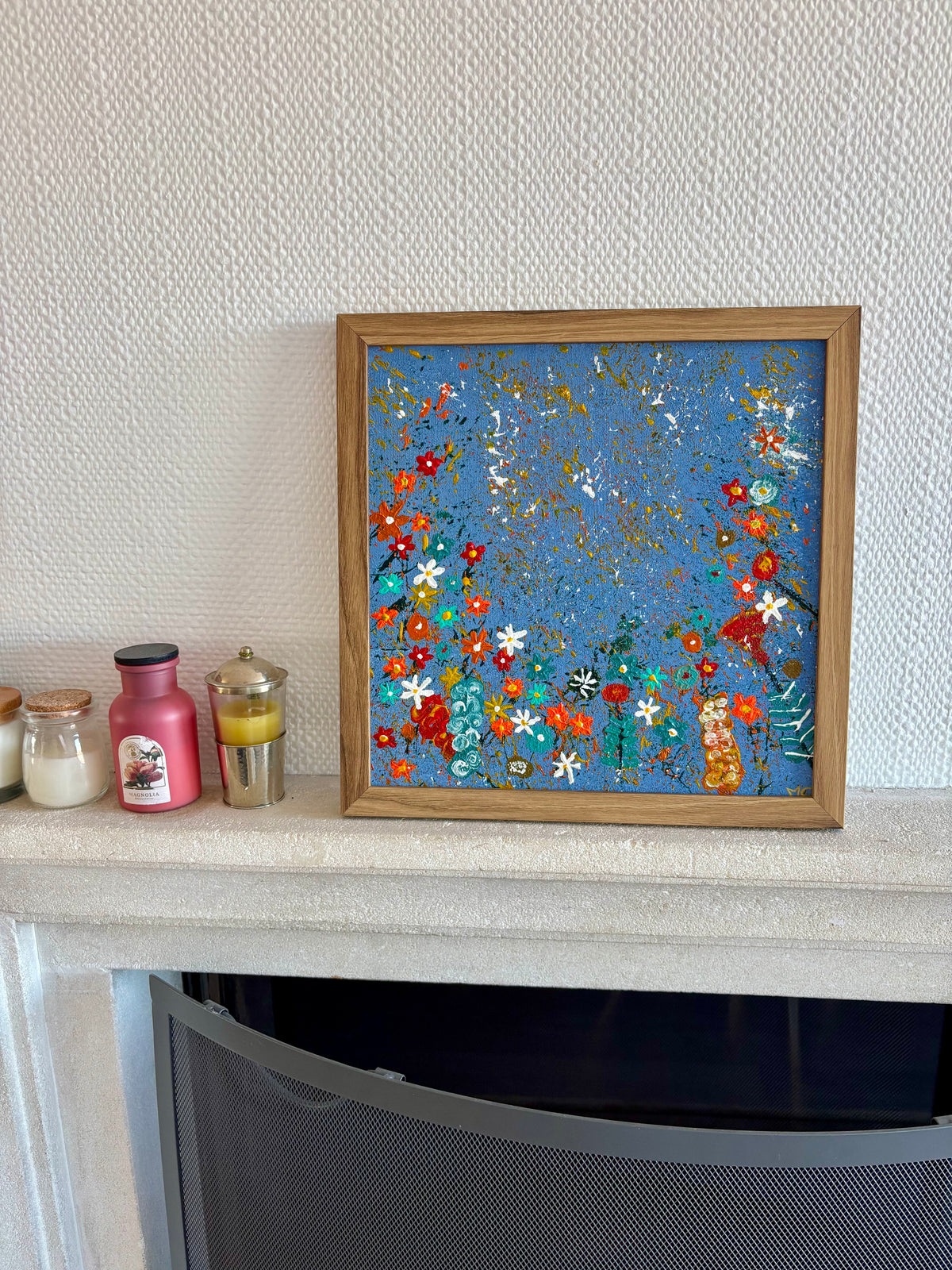 Ciel fleuri - 30cmx30cm