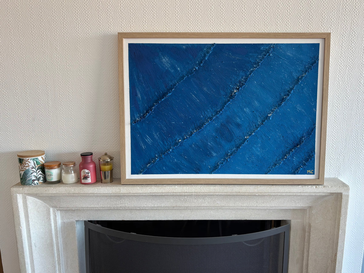 Les vagues Silencieuses - 50cmx70cm
