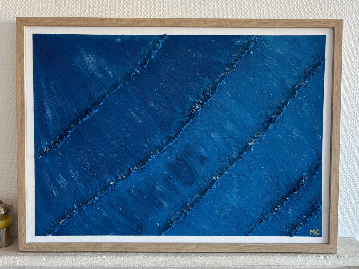 Les vagues Silencieuses - 50cmx70cm