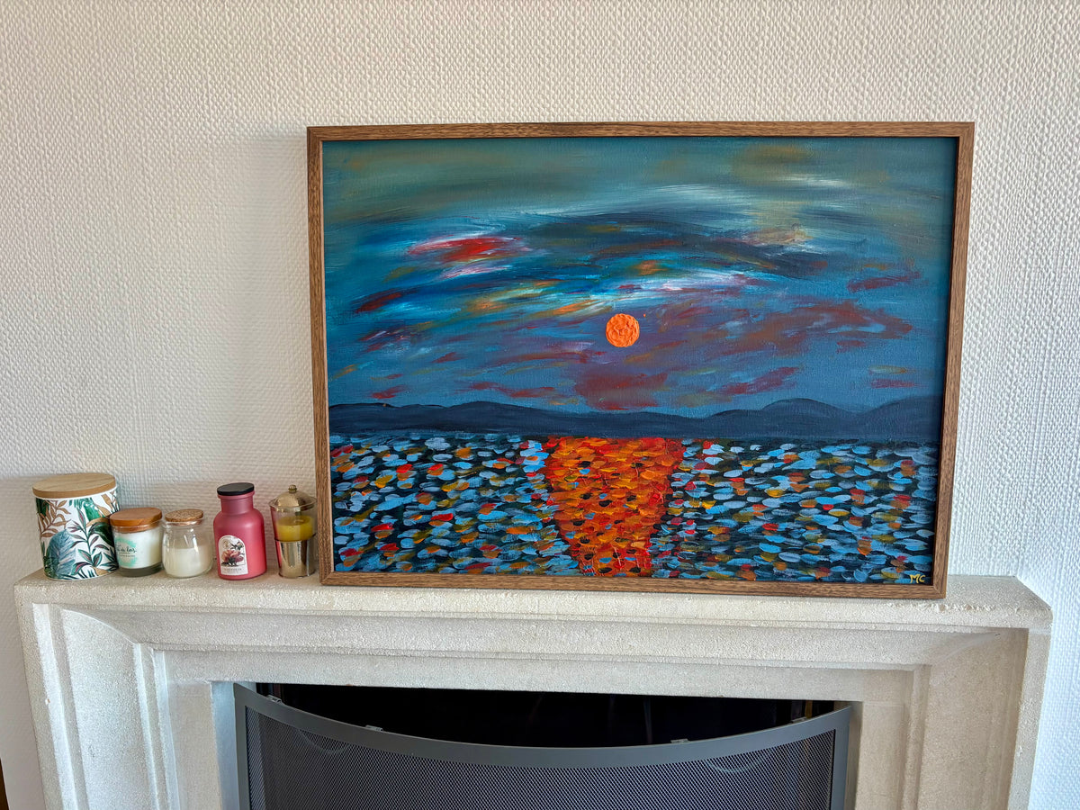 Soir d'été - 50cmx70cm