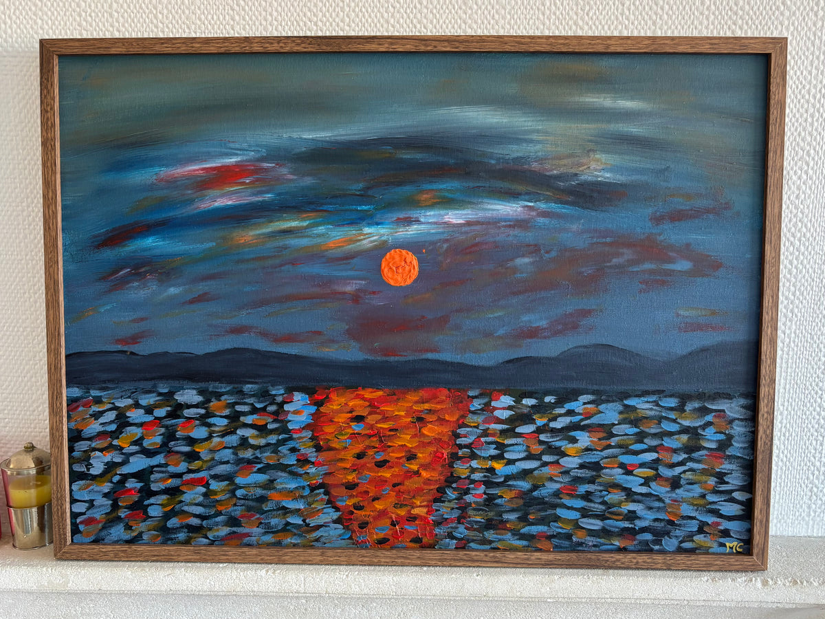 Soir d'été - 50cmx70cm