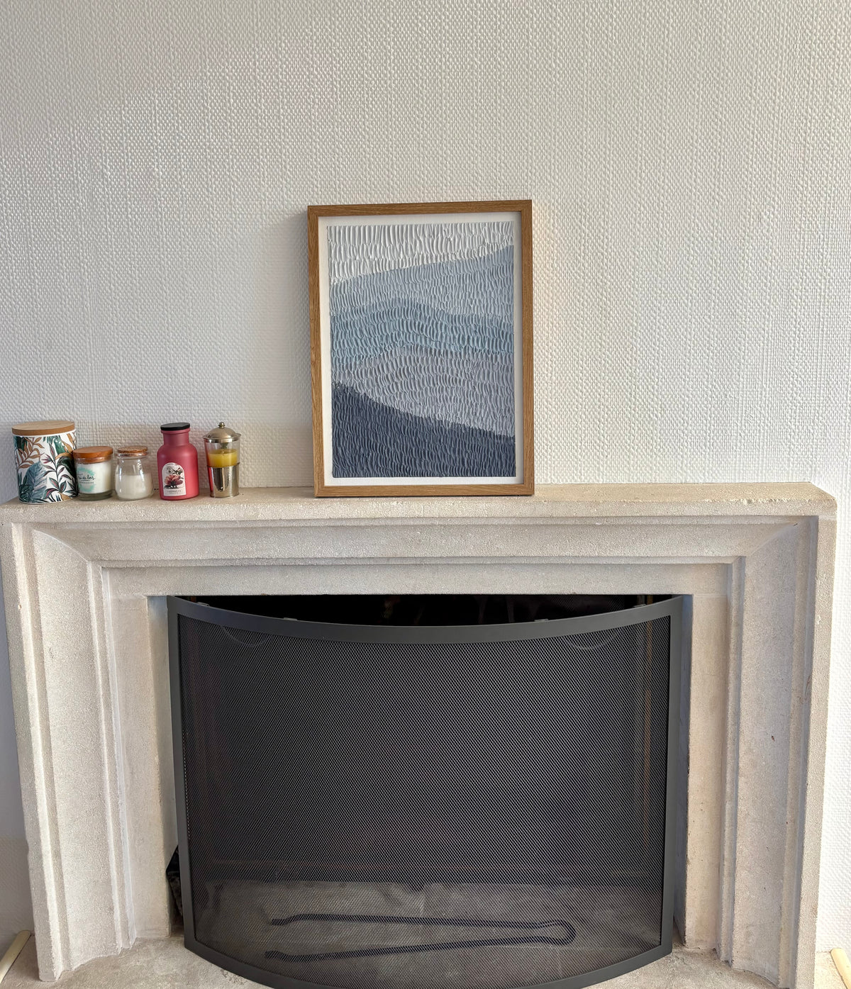 Sérénité Gris-Bleu - 30cmx40cm