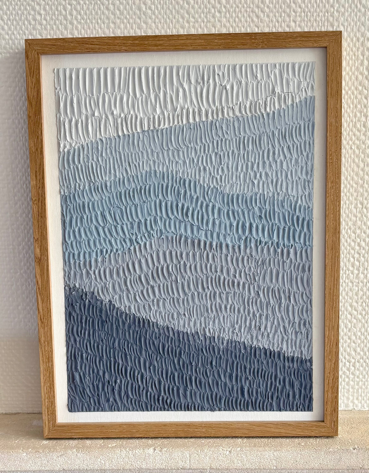 Sérénité Gris-Bleu - 30cmx40cm