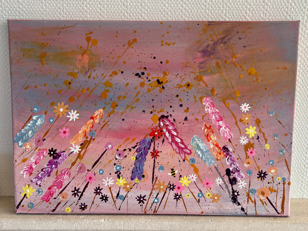Jardin nocturne - 55cmx37,5cm