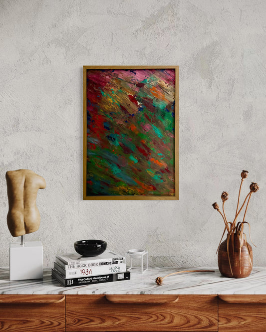 Tempête de couleurs - 70cmx50cm