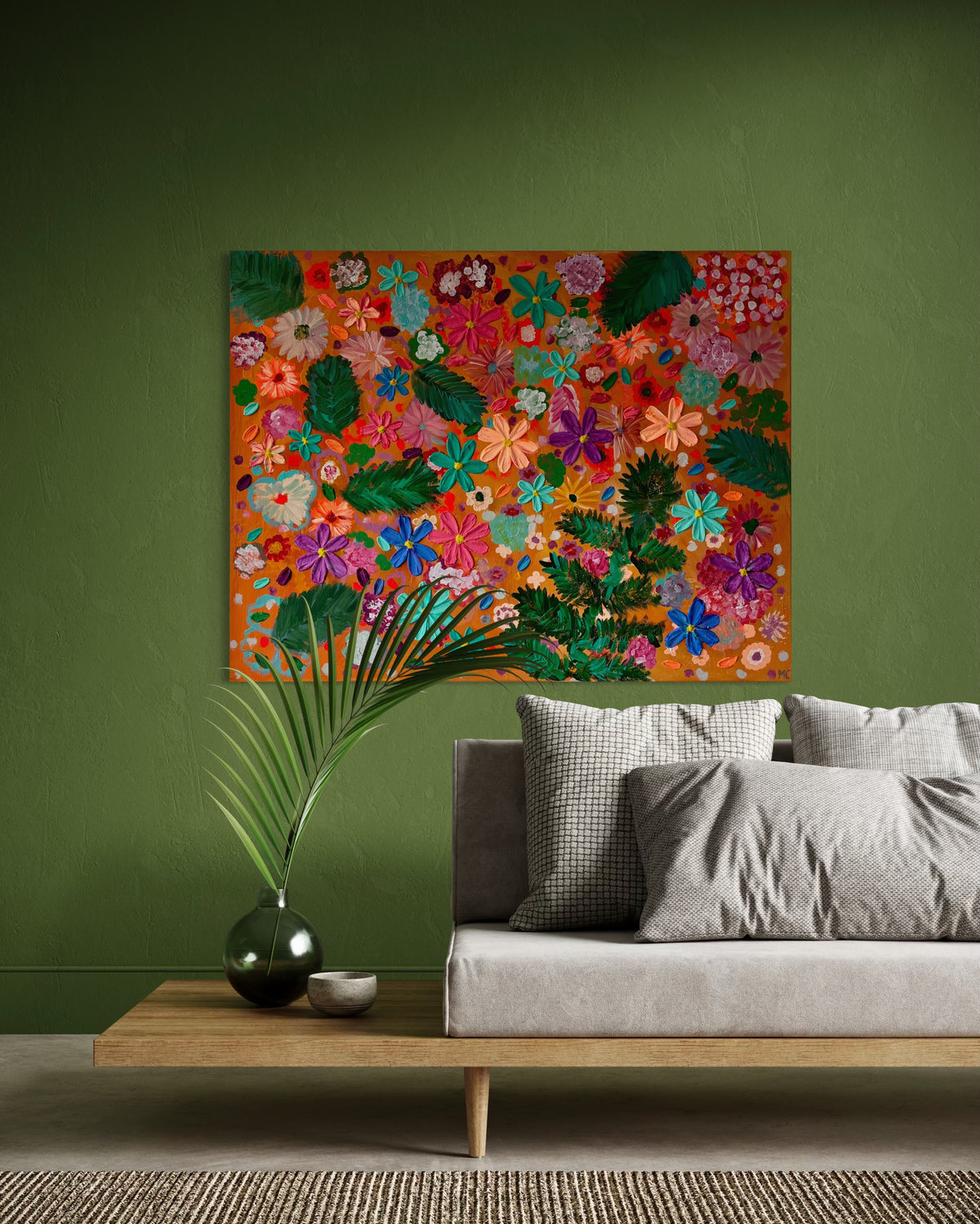 La danse des fleurs - 116cmx89cm