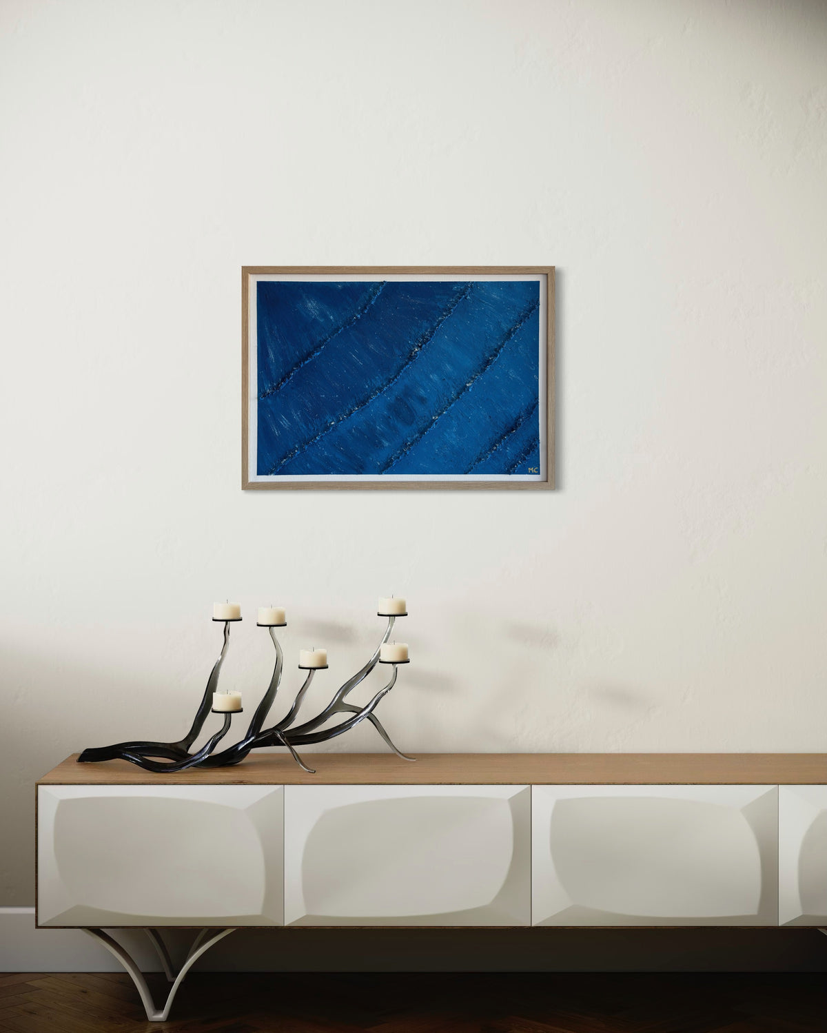Les vagues Silencieuses - 50cmx70cm