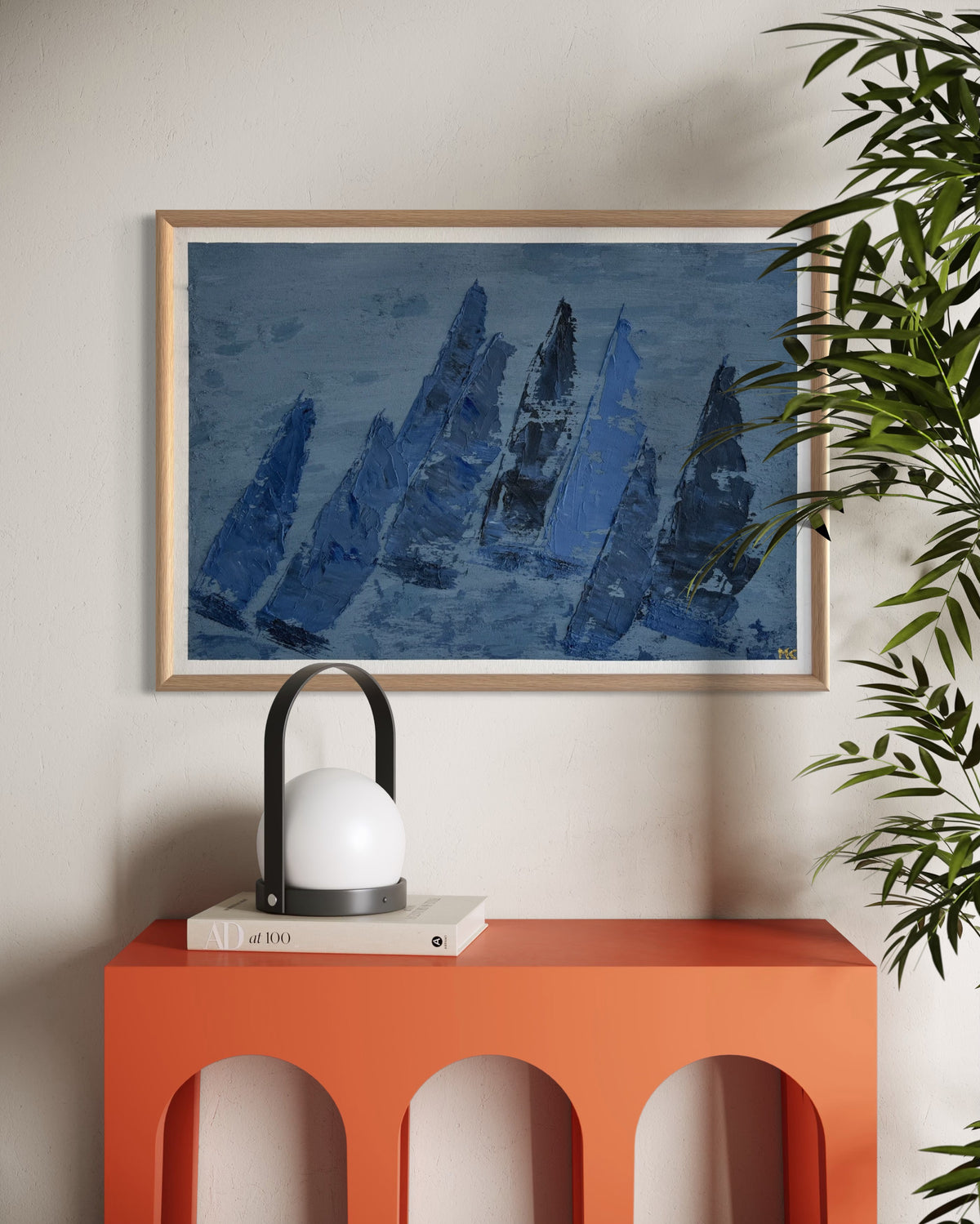 Voiles dans la brume- 50cmx70cm