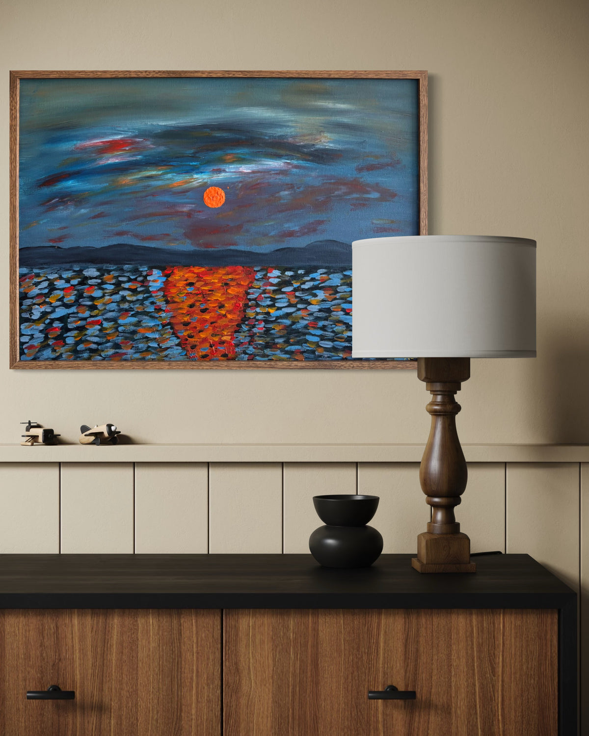 Soir d'été - 50cmx70cm