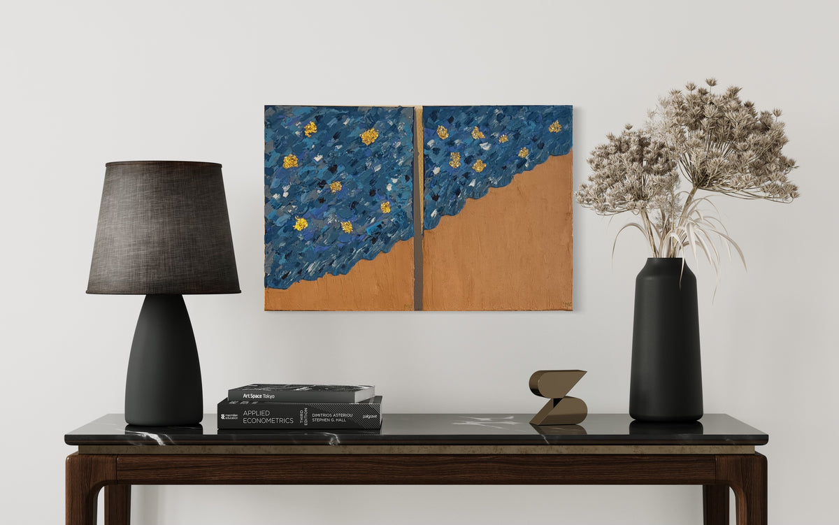 Les étoiles de la mer - Diptyque - 30cmx40cm x 2