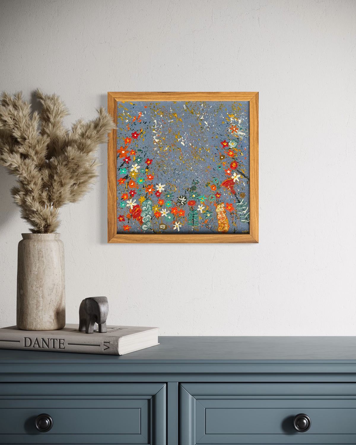 Ciel fleuri - 30cmx30cm