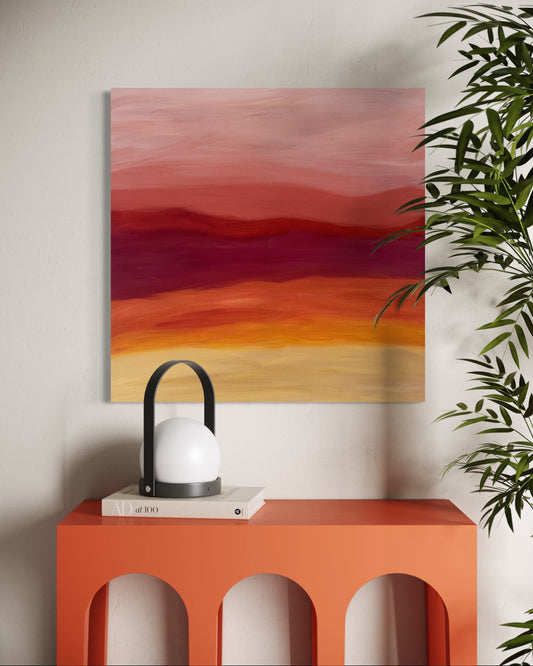 Horizon rosé - 60cmx60cm