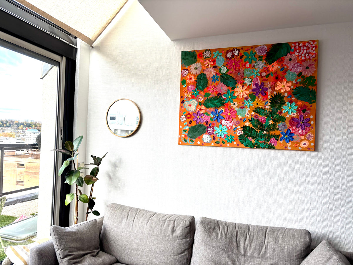 La danse des fleurs - 116cmx89cm