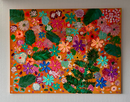 La danse des fleurs - 116cmx89cm