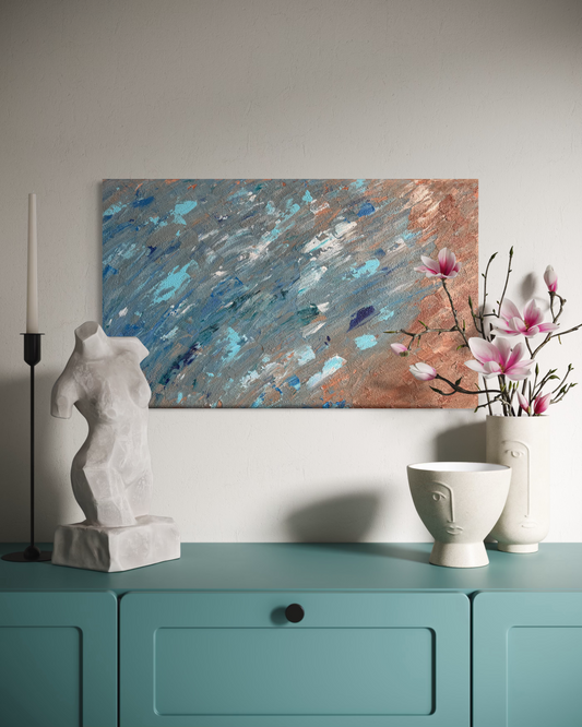 Entre deux marées- 38cmx61cm