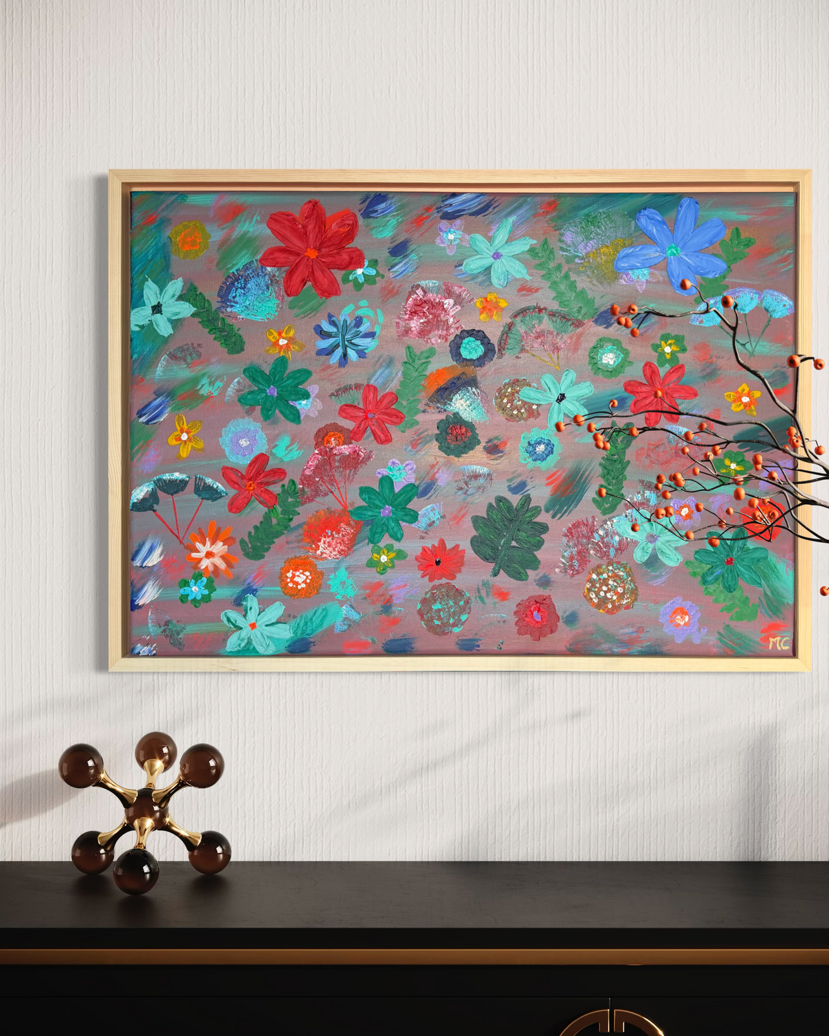 Fête Sauvage - 50x70