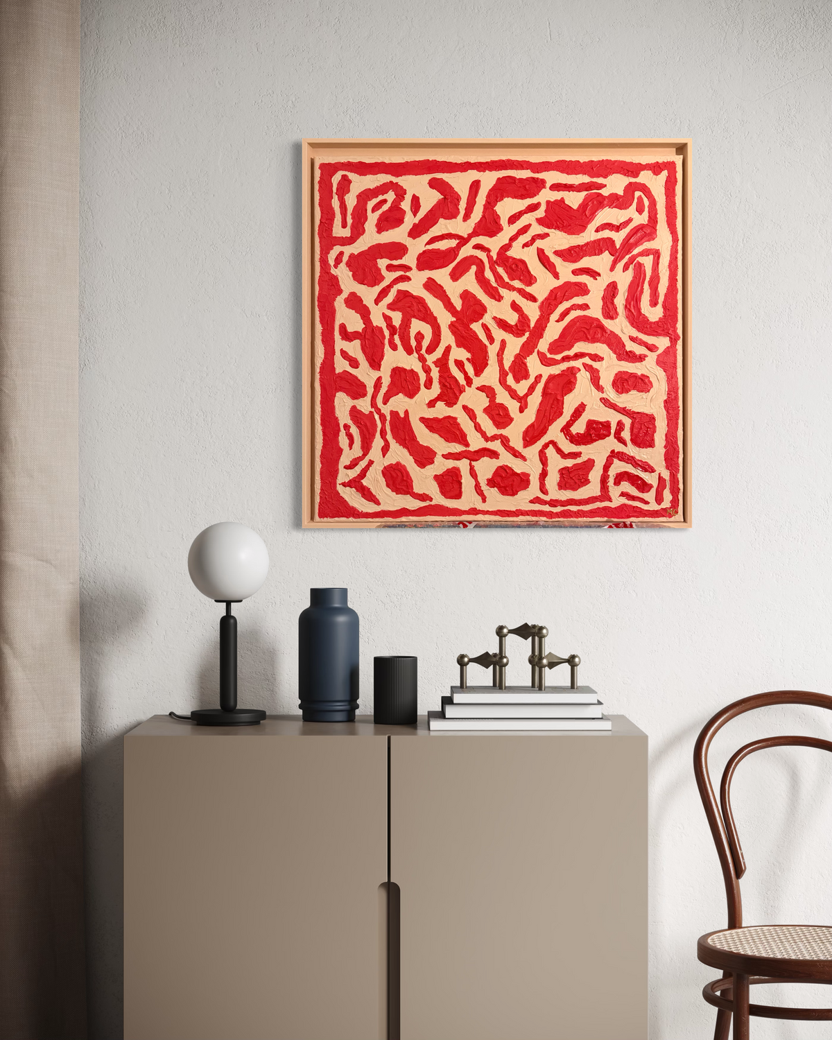Battements - 70cmx70cm