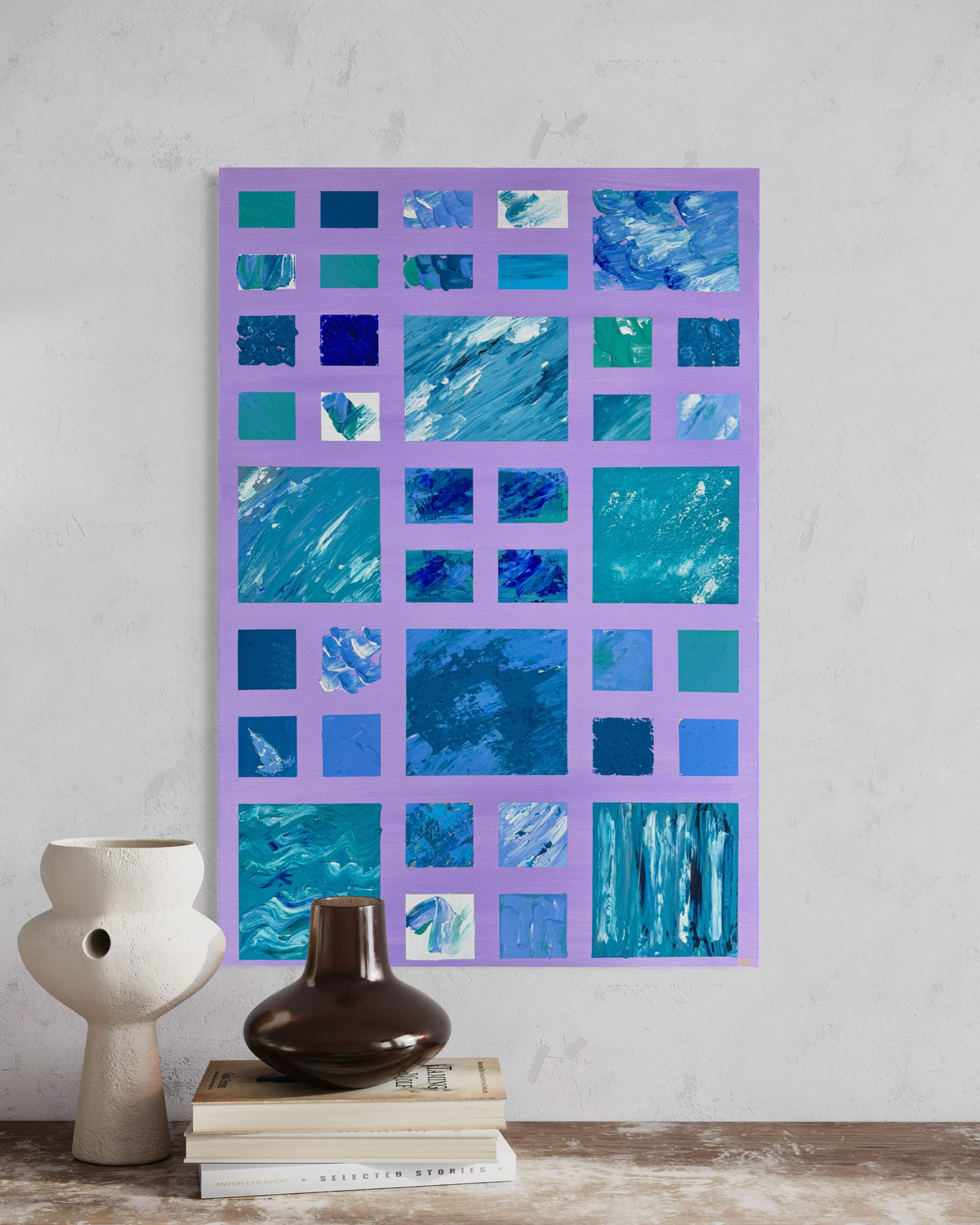 Fragments d'océan - 65cmx92cm