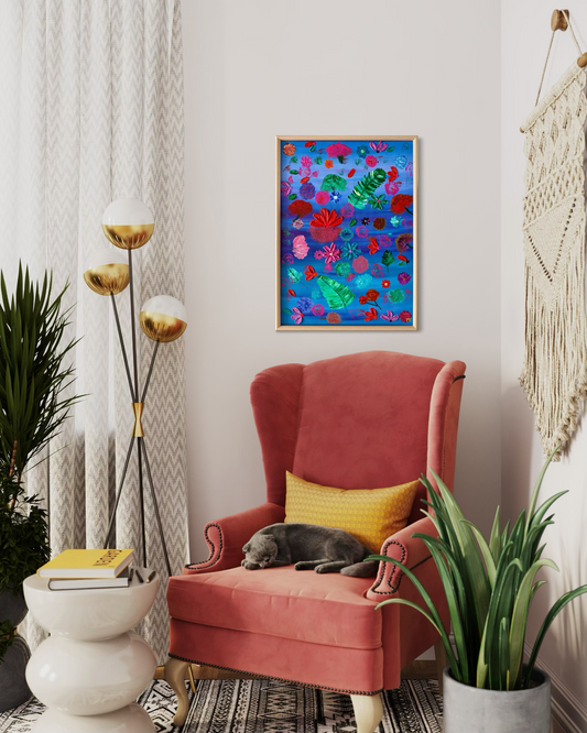 Murmures floraux - 50x70