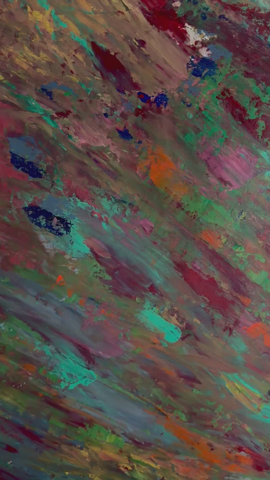 Tempête de couleurs - 70cmx50cm